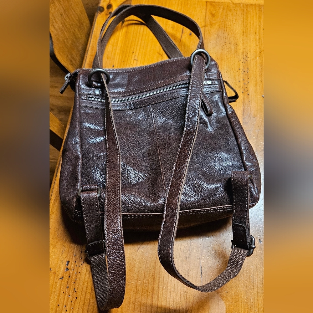 Spikes And Sparrow Chic Brown Leather Adjustable … - image 8